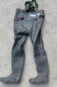 lot 161 image: Mens Hunting Fishing Waders-Steel Shank-Size 8