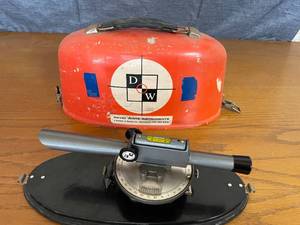 lot 164 image: Vintage David White Instruments Surveying Transit Level wCase