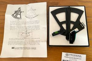 lot 170 image: Antique Sargent Welch Scientific Company Sextant Model # 3536. 