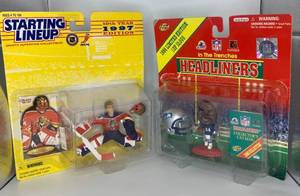 lot 20 image: Starting Line Up 1997 NHL Hockey &amp Headliners NFL Figures Lot