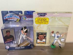 lot 49 image: Starting Lineup MLB Baseball NFL Football Figure Lot