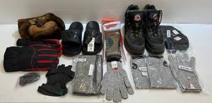 lot 12 image: Group Of Misc. Including Boots (14), Slides (13) And More