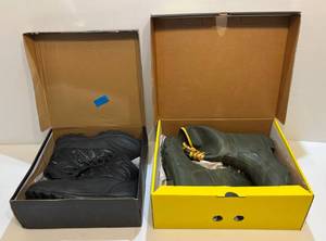lot 13 image: Pair Of LaCrosse Insulated PAC Size 14 (Slightly Used In Original Box) And Norti V8 Thinsulate Black Hiking Boots In Box (Size 15)