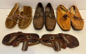 lot 19 image: Group Of Misc. Pre-Loved Leather Shoes Size 13