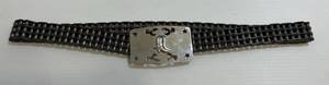 lot 38 image: Vintage (Heavy) Motorcycle Chain Belt With Cowboy Dcor Buckle