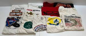 lot 46 image: Group Of Misc. Vintage T-Shirts With Misc. Designs Including Harley Davidson And More
