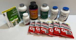 lot 64 image: Group Of Misc. Vitamins And More (All New 2024-2025 Expirations New Unopened)