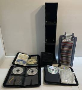 lot 70 image: Misc. CDs And CD Holders