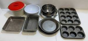 lot 78 image: Misc. Baking Tins And More