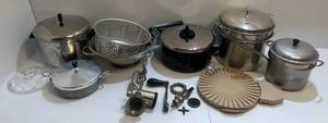 lot 85 image: Large Group Of Misc. Pots, Pans And More