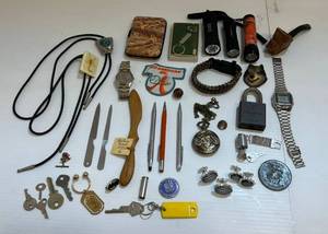 lot 90 image: Group Of Misc. Watches, Bolos And More