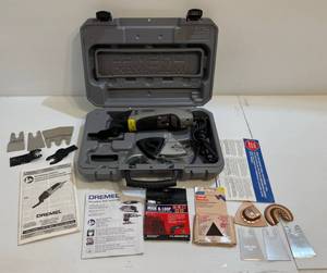 lot 97 image: Dremel Multi-Max Tool In Case With Misc. Extra Tips And Cutters