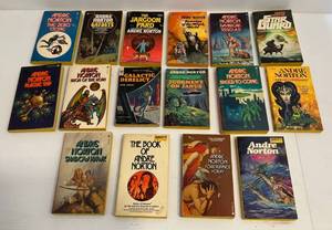 lot 106 image: Group Of 50s, 60s, 70s Andre Norton Si-Fi Soft Covers Books