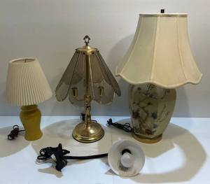 lot 108 image: Group Of Misc. Table Lamps