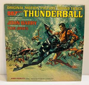 lot 118 image: 1965 James Bond 007 Thunderball Original Picture Soundtrack LP WInsert And Sleeve