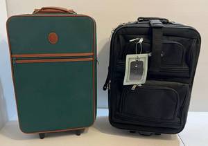 lot 131 image: Two Carry-on Size Luggages (One New With Tags)
