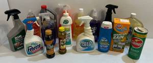 lot 132 image: Group Of Misc. Household Cleaners Some Full Some Partial
