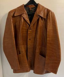 lot 161 image: Reed Sportsman Leather Jacket XL