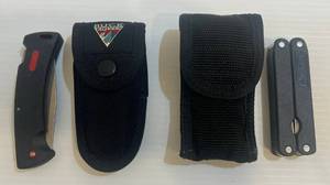 lot 177 image: Buck 450N Knife (Sheath Dosent Fit) & Coleman Muliti Tool