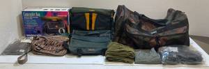 lot 184 image: Group Camo Storage Bags And More