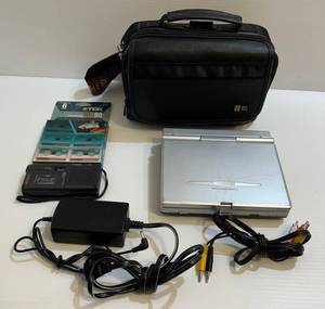 lot 200 image: Portable Sony DVD Player Model No. PDM-0722 And Sony V-O-R With Tapes