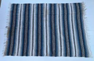 lot 224 image: Vintage Navajo Themed Blanket 51 x 71