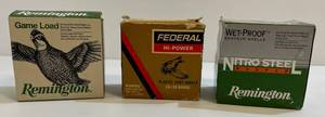 lot 233 image: 3 Boxes Of Misc. 20 Ga. Shotgun Shells