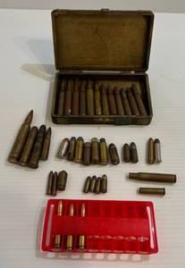 lot 257 image: Group Of Misc. Cartridges In Misc. Sizes Some Vintage