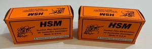 lot 270 image: 2 Boxes Of HSM 30 Carbine 110 Gr. Full Metal Jacket ( 50 Cartridges Per Box )