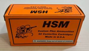 lot 284 image: Box Of HSM Custom Plus Ammunition 38 Special Ammunition 158 Gr. Semi-Wad Cutter ( Full Box 50 Rounds)