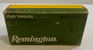lot 287 image: Box Of Remington High Velocity 45 Colt Ammunition 250 Grain Lead (Full Box  50 Rounds)