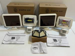 lot 316 image: Solarforce Solar Powered Spotlights (NIB)