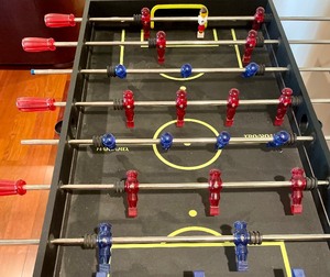 lot 35 image: Fun Foosball Table by Harvard