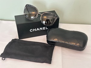 lot 18 image: Chanel Sunglasses with Box