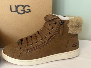 lot 50 image: UGG Olive High Top Sneakers - NEW