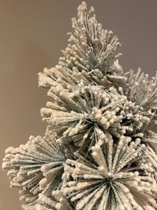 lot 136 image: Pair of Decorative Holiday Pine Trees