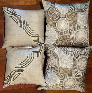 lot 143 image: Four Decorative Throw Pillows