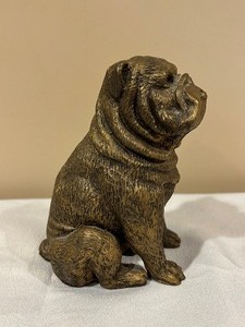 lot 145 image: Solid Brass Bull Dog By The Bombay Company