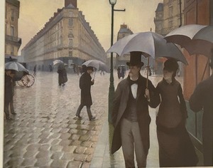 lot 148 image: Paris Street Rainy Day Framed Print by Gustave Caillebott