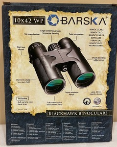 lot 154 image: BARSKA Black Hawk Binoculars