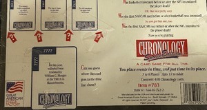 lot 152 image: Chronology Sports Card Game