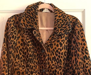lot 309 image: Janeville Corduroy Leopard Print Coat