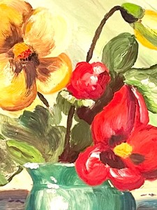 lot 312 image: Original Oil on Board Framed Painting by Imogene