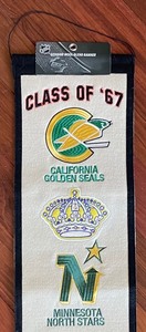 lot 331 image: New Class of 67 Genuine Wool Blend Hockey Banner