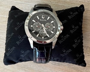 lot 9A image: Bulova Multi Function Sport Wrist Watch