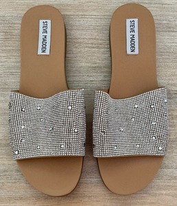 lot 340 image: Steve Madden Kiloh Rhinestone Sandals