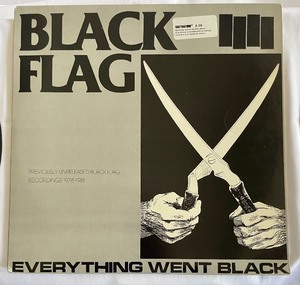 lot 451 image: Black Flag Everything Went Black Record Album
