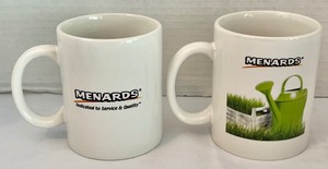 lot 109 image: Set of Six Menards Mugs