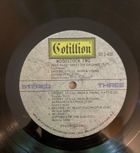 lot 472 image: Woodstock Two Double Record Album Set