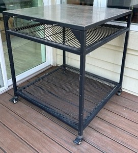 lot 427 image: Stainless Steel Top Prep Table